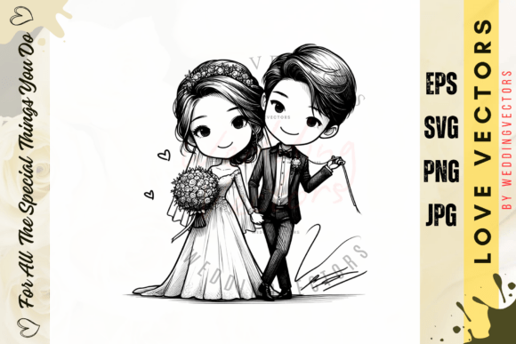 C5009: Capturing Timeless Love in Elegant Vectors