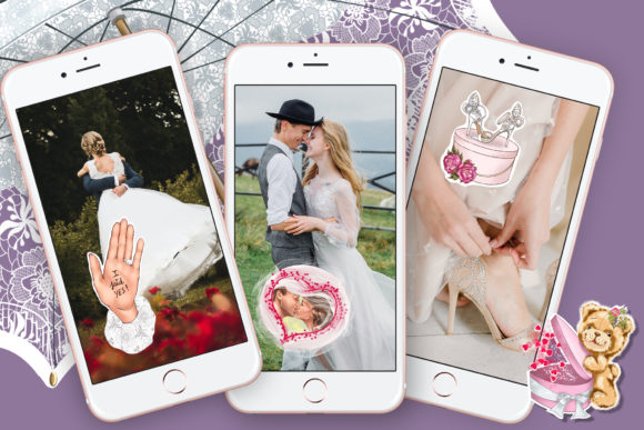 Celebrate Forever: The I Said YES Wedding Sticker Pack