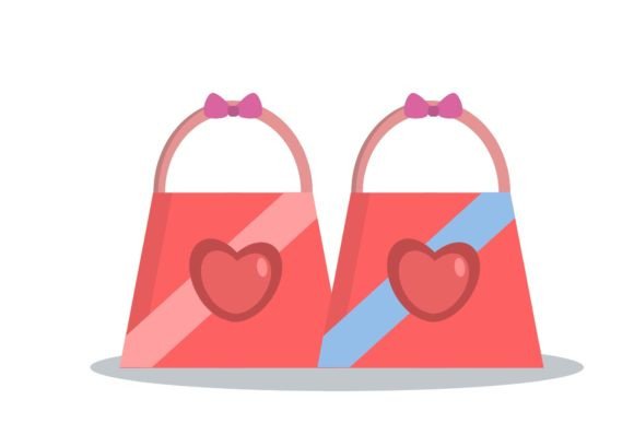 Elevate Your Wedding Branding with Goodie Bag Vector Art
