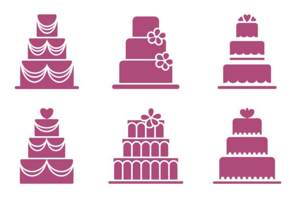 Fancy Wedding Cake Vector: Elegant Design for Any Project