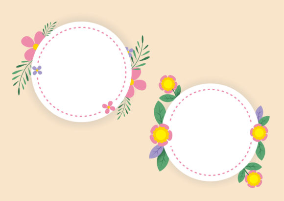 Flower Spring Wedding Template Frame: A Designer's Guide