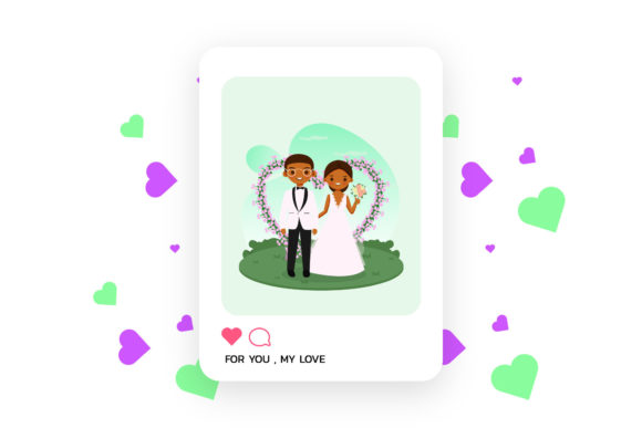 Valentine Photocard Wedding Garden: A Romantic Design Suite